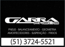 GARRA PNEUS - PNEUS, BALANCEAMENTO, ALINHAMENTO, GEMOMETRIA, AMORTECEDORES, SUSPENS�O, FREIOS, PE�AS E SERVI�OS - CACHOEIRA DO SUL - RS - B4