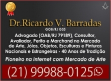 Dr. Ricardo V. Barrdas - Advogado, Consultor, Avaliador, Perito, Merchant de Arte, Joia, Escultura, Pintura - Rio de janeiro - RJ - B4