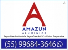 AMAZUN ALUMÍNIOS - IND COM ESQUADRIAS DE ALUMÍNIO, ESQUADRIAS DE PVC E VIDROS TEMPERADOS - SANTO ÂNGELO - RS - B4