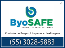 Byo Safe Servios Especializados - Controles de Pragas Urbanas e Agrcolas, Limpezas, Jardinagens - Santa Maria - RS - B4