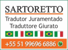 SARTORETTO TRADUES JURAMENTADAS - TRADUTTORE GIURATO - PORTUGUES ITALIANO - PORTO ALEGRE - RS B4