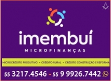 Imembuí Microfinanças - Microcrédito Crédito Rural  Mulher Reforma Saneamento  - Santa Maria - RS - B4