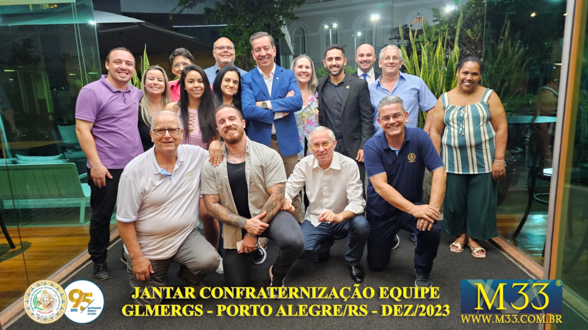 JANTAR DE CONFRATERNIZAÇÃO EQUIPE GLMERGS - PORTO ALEGRE/RS - DEZEMBRO/2023