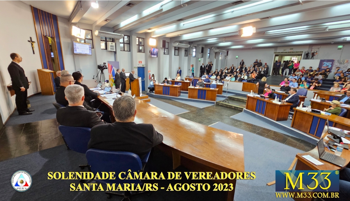 SOLENIDADE DIA DO MAOM E MURC NA CMARA DE VEREADORES SANTA MARIA/RS - AGOSTO 2023 PARTE 1 DE 2.
