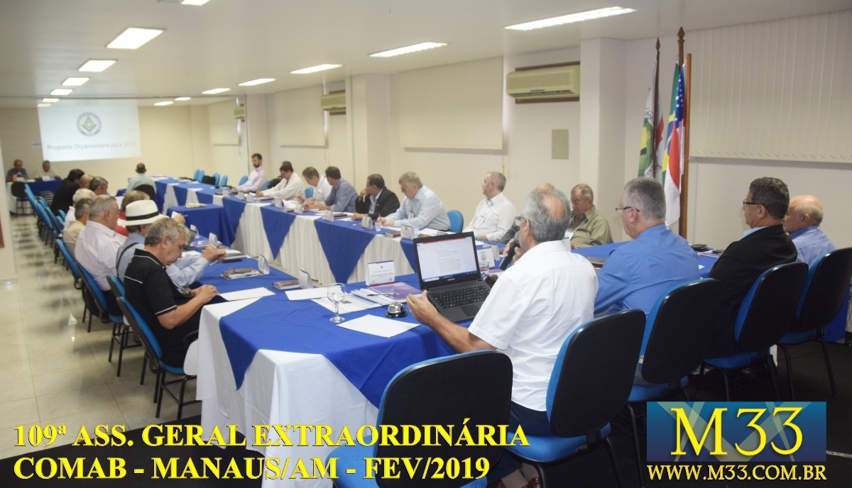109 Assemblia Geral Ordinria COMAB - Manaus/AM Fev/2019 Part5