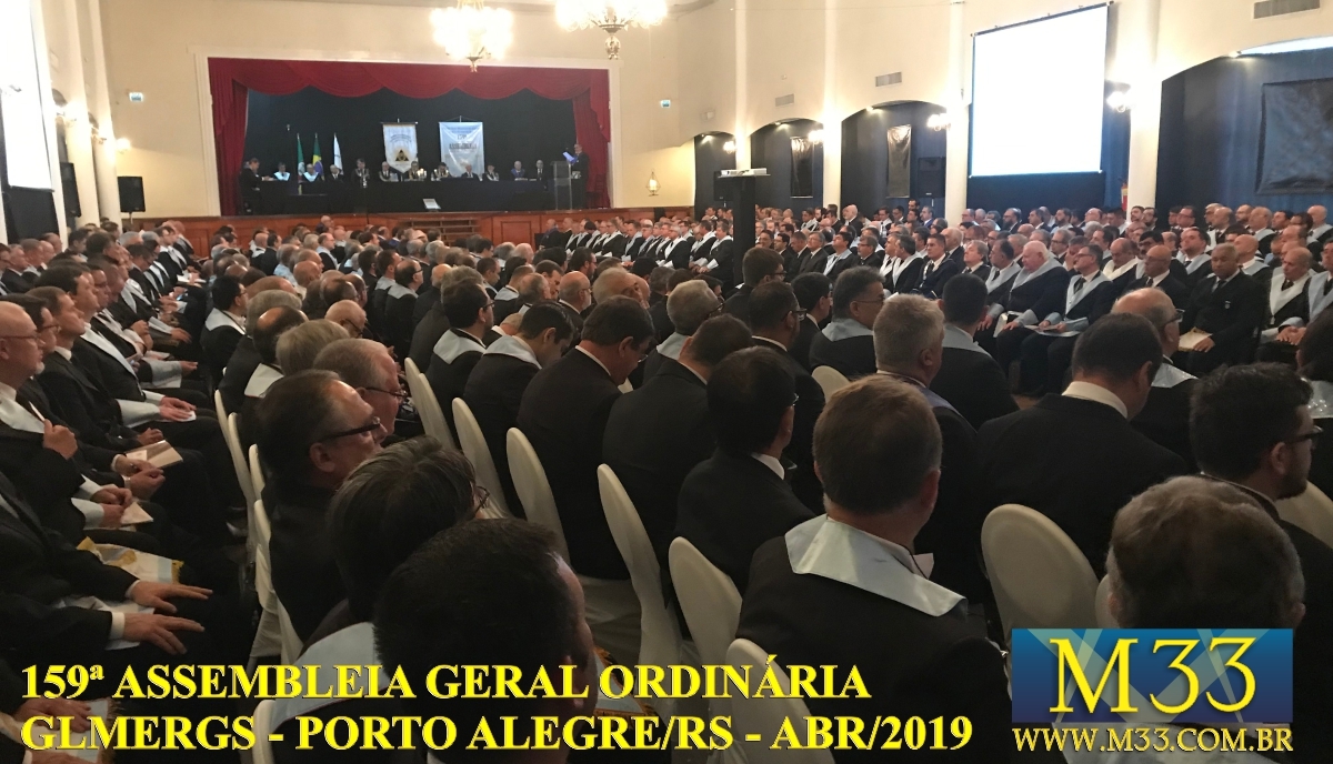 159 ASSEMBLEIA GERAL ORDINRIA GLMERGS - PORTO ALEGRE/RS ABR/2019 PARTE 2