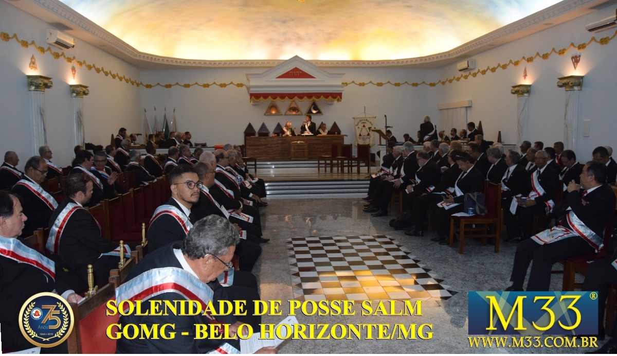 Solenidade de Posse da Soberana Assemblia Manica - SALM - GOMG - Belo Horizonte/MG - Set/2019 Parte 01