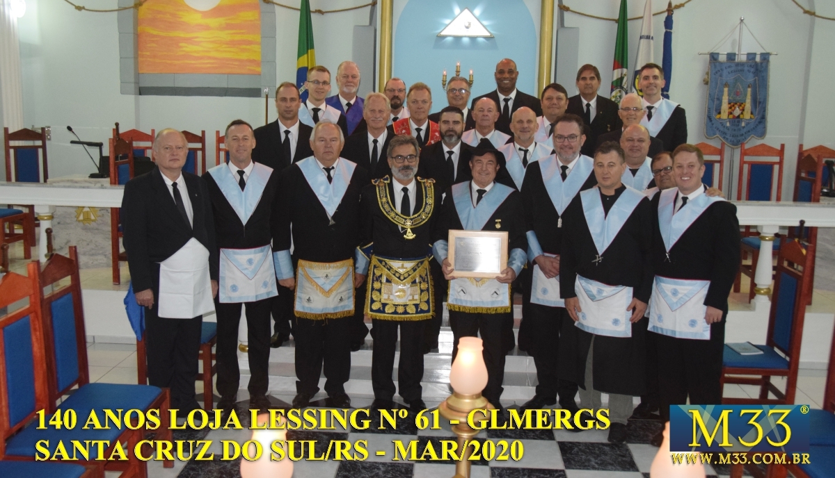 140 Anos Loja Lessing n 61 - GLMERGS - Santa Cruz do Sul/RS - Maro/2020