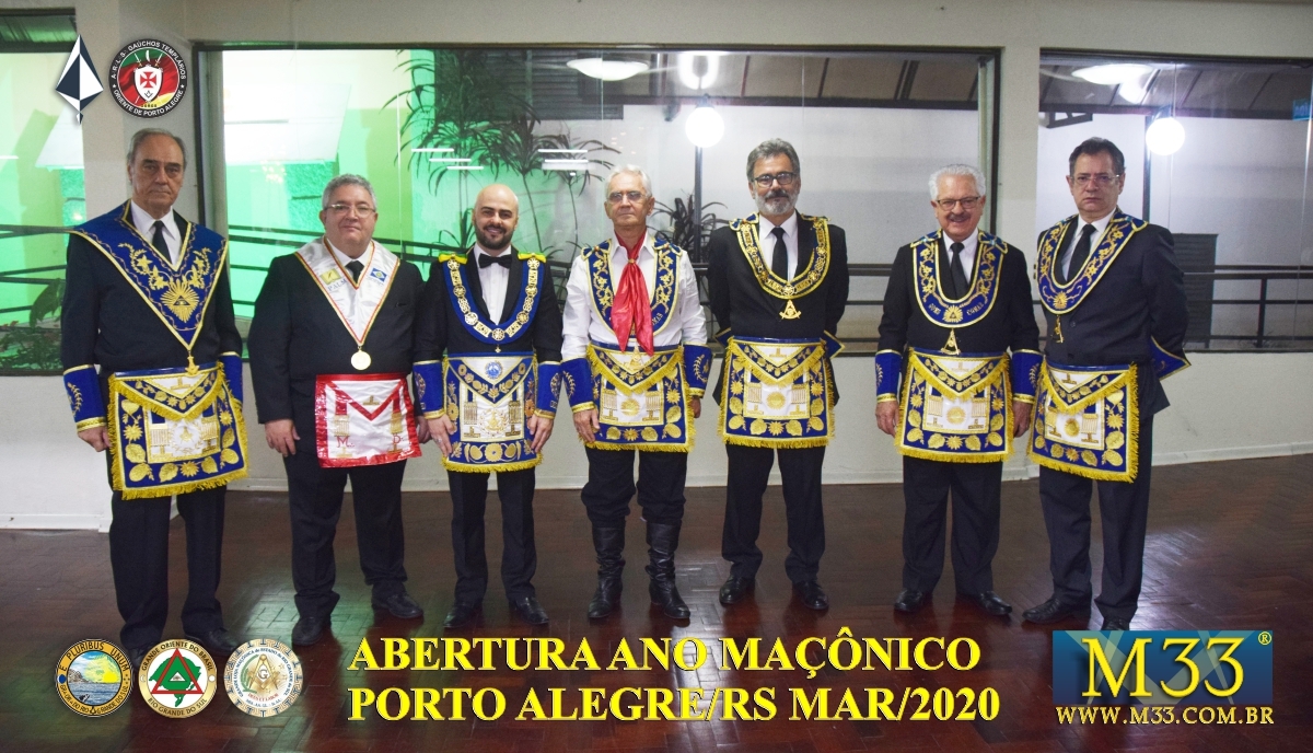 Abertura Ano Manico 2020 Banquete Ritualstico - Porto Alegre/RS Parte 1
