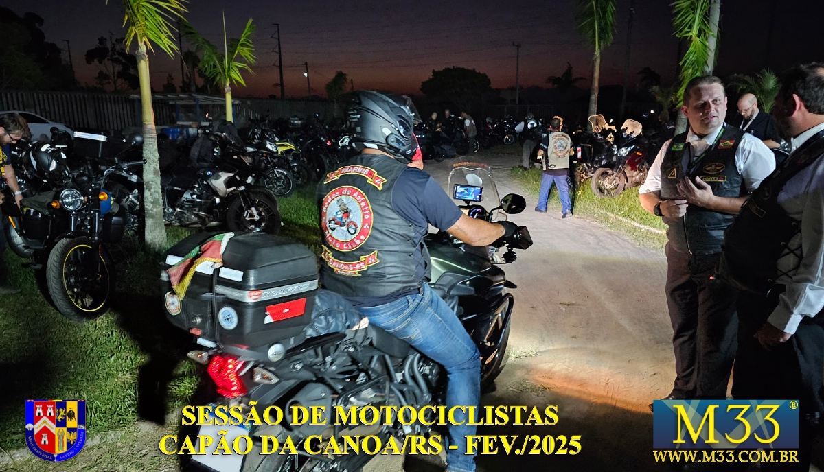 SESSO DOS MOTOCICLISTAS - A CAMPO - ARELS AFONSO EMLIO MASSOT N 293 - CAPO DA CANOA/RS - FEV/2025 - PARTE 1 DE 2