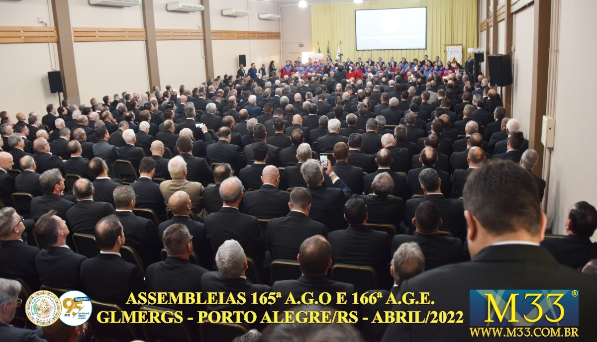 165ª Assembleia Geral Ordinária e 166ª Assembleia Geral Extraordinária GLMERGS - Porto Alegre/RS Abril/2022 Parte 2/6