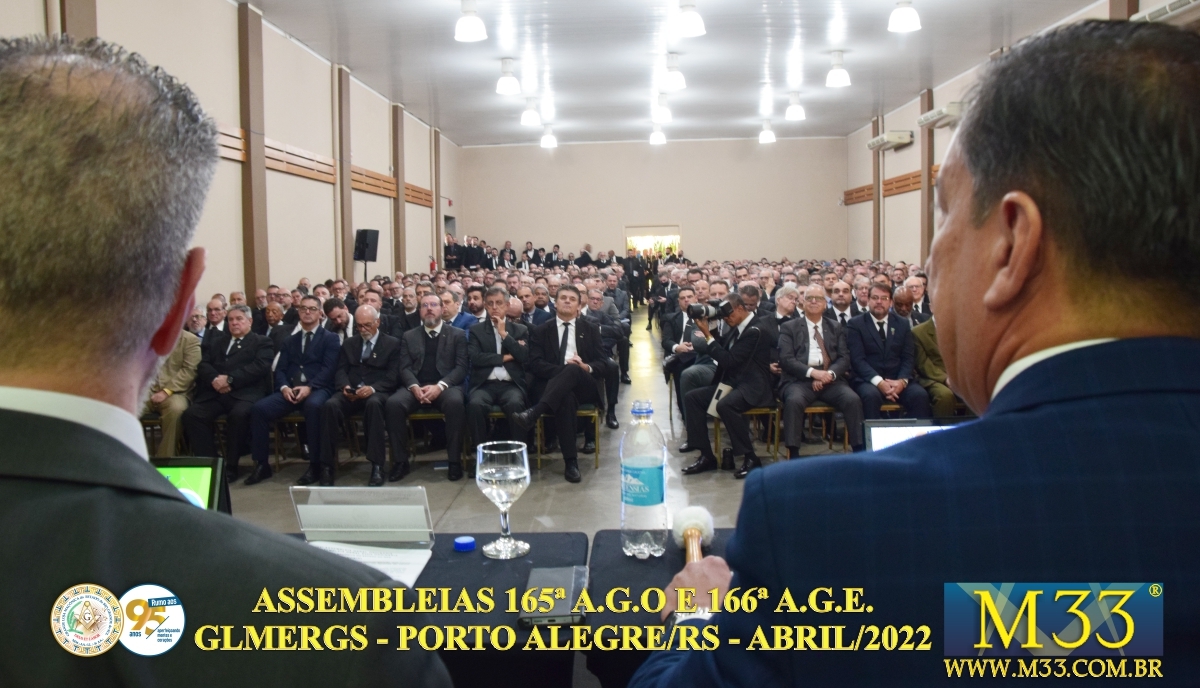 165ª Assembleia Geral Ordinária e 166ª Assembleia Geral Extraordinária GLMERGS - Porto Alegre/RS Abril/2022 Parte 4/6