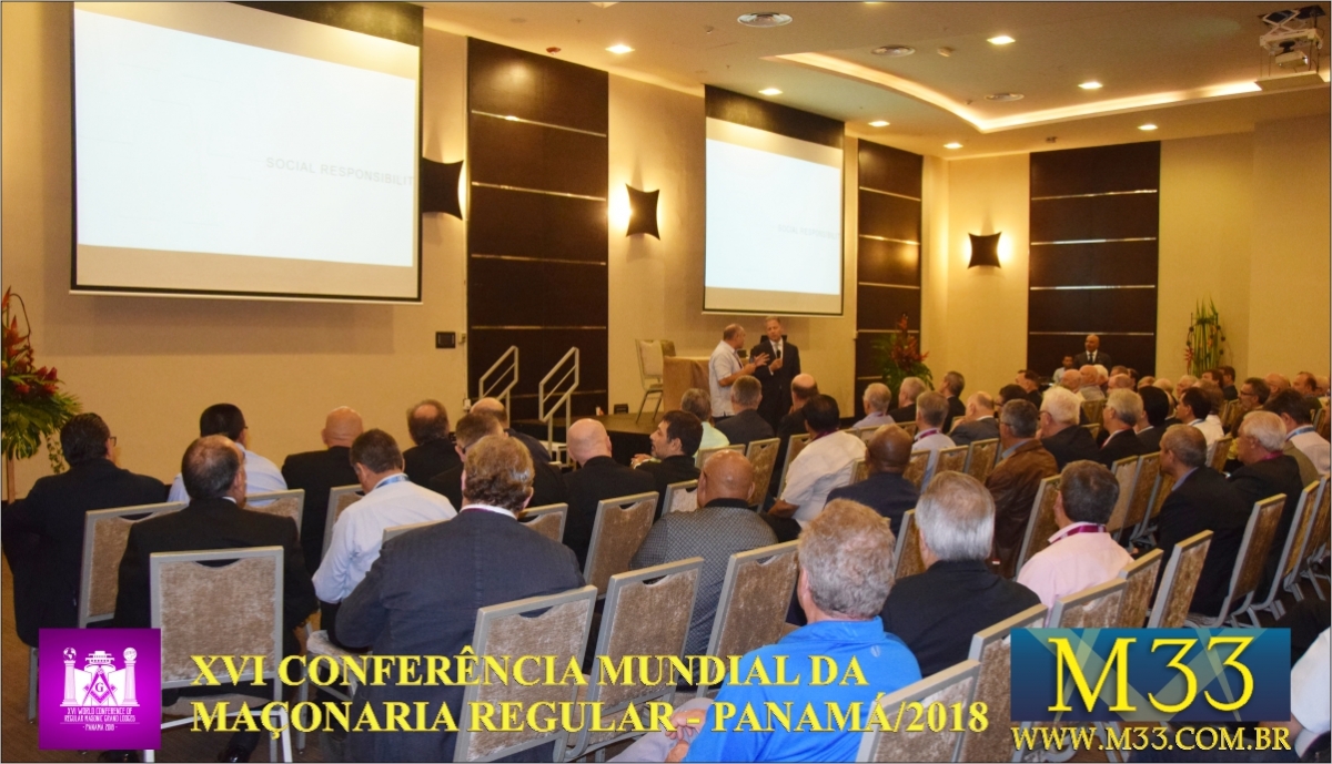 XVI Conferncia Mundial da Maonaria - Panam 2018 16/11 Parte 09