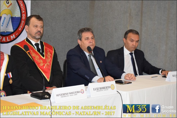 2� CONGRESSO BRASILEIRO ASSEMBLEIAS LEGISLATIVAS MA��NICAS NATAL RN 2017 F012
