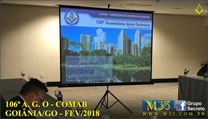 M33 106 Assembleia Geral Ordinria COMAB Goinia/GO - Fev/2018 Reunio de Trabalho F001